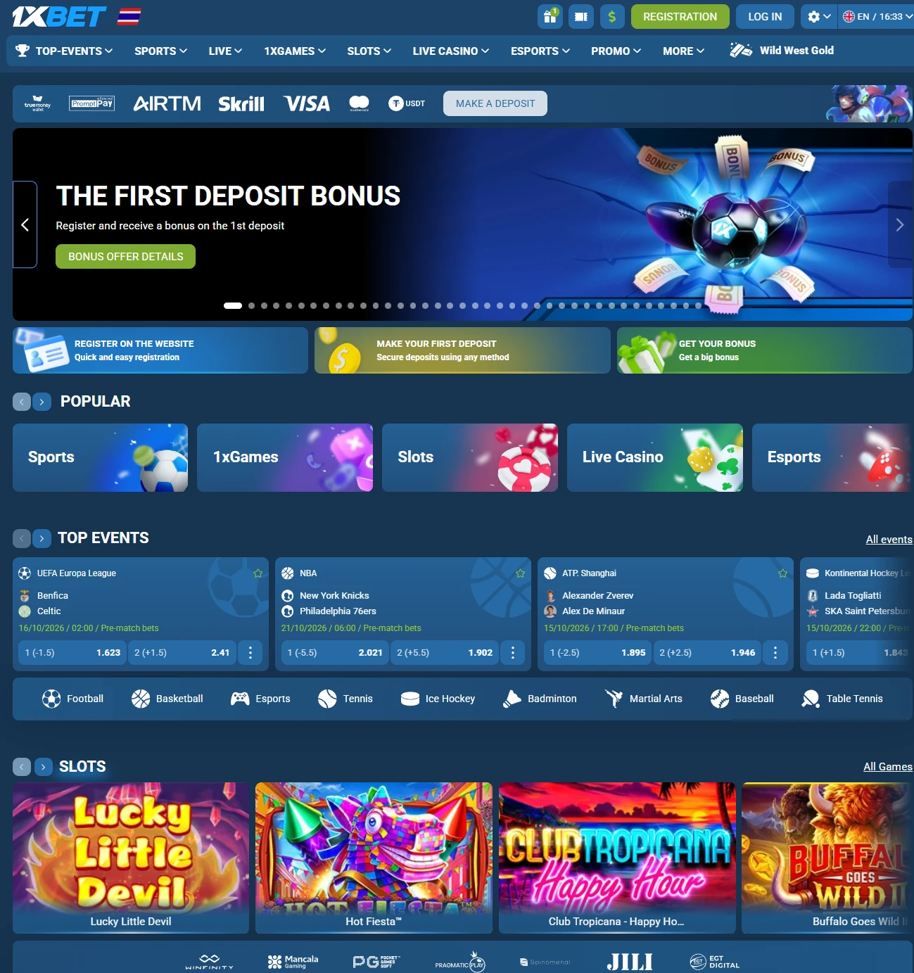 Thai 1xBet Casino